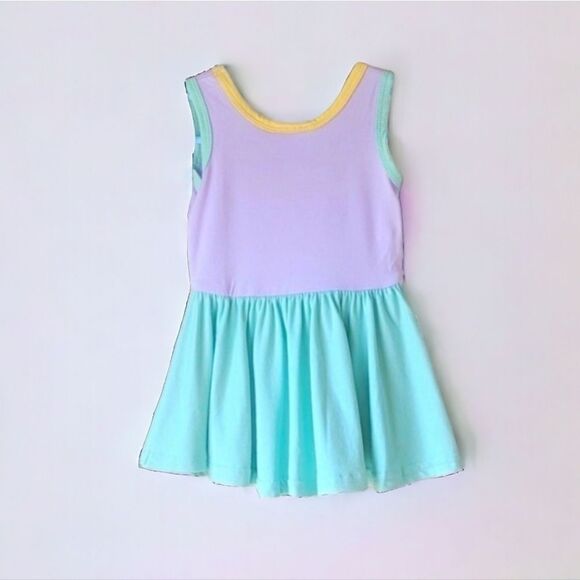 DotDotSmile Baby Twirl Dress 6–12M NWT | Pastel Lavender Mint | Chemical-Free - Picture 5 of 8